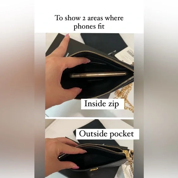 YSL monogram black clutch crossbody - Picture 12 of 12